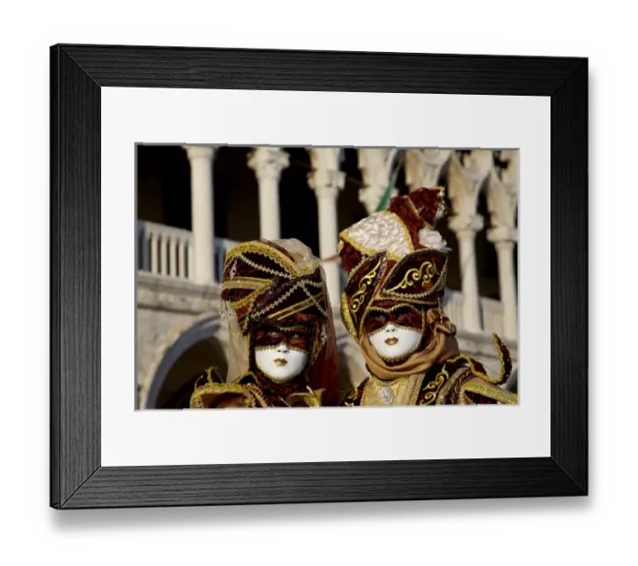 Framed Print : Carnival Venice Italy Masked Costumes Framed Print : Carnival Venice Italy Masked Costumes
