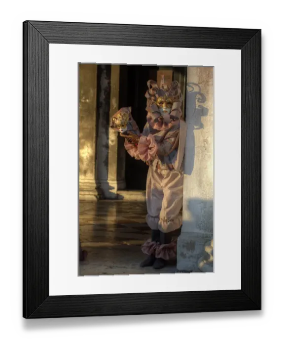 Framed Print : Carnival Venice Italy Masked Costumes