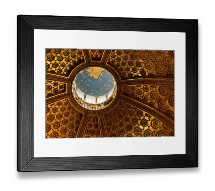 Framed Print : Europe, Italy, Tuscany, Siena. Interior dome of Siena Cathedral