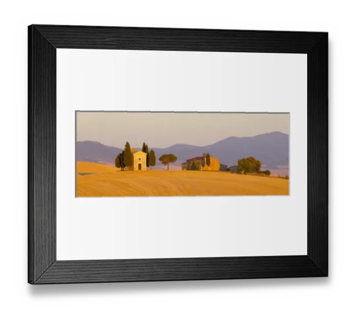 Framed Print : Italy, Tuscany. Little chapel at sunset. Credit as: Gilles Delisle / Jaynes Gallery Framed Print : Italy, Tuscany. Little chapel at sunset. Credit as: Gilles Delisle / Jaynes Gallery