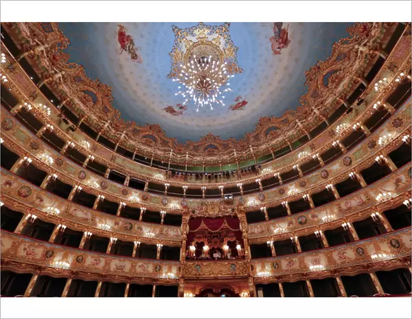 Venice Opera House Interior, Venice Italy