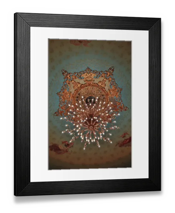 Framed Print : Venice Opera House Interior, Venice Italy