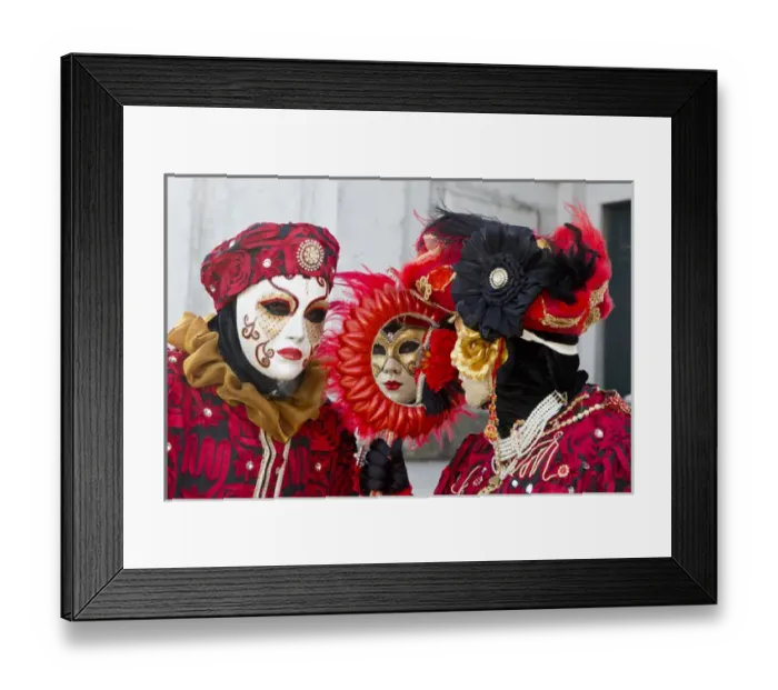 Framed Print : Carnival Venice Italy Masked Costumes Framed Print : Carnival Venice Italy Masked Costumes