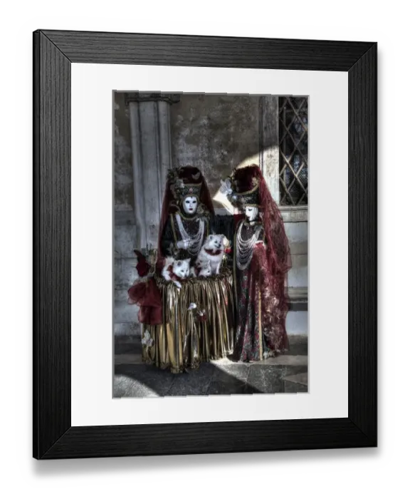 Framed Print : Carnival Venice Italy Masked Costumes Framed Print : Carnival Venice Italy Masked Costumes
