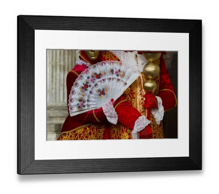 Framed Print : Carnival Venice Italy Masked Costumes