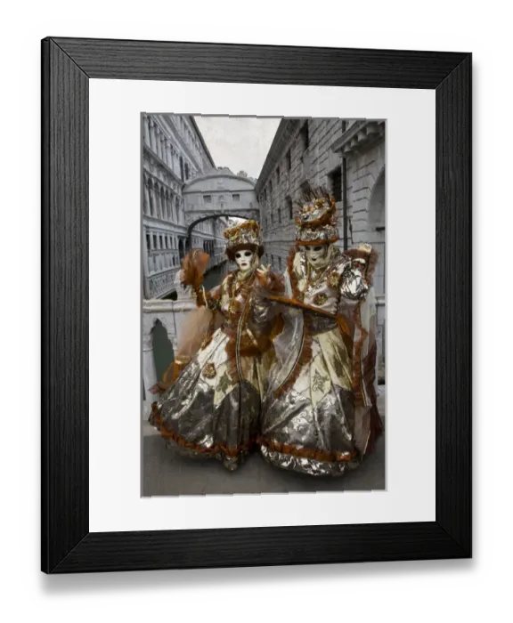 Framed Print : Carnival Venice Italy Masked Costumes Framed Print : Carnival Venice Italy Masked Costumes