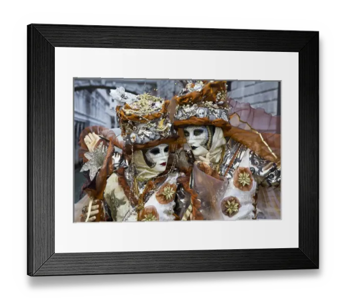 Framed Print : Carnival Venice Italy Masked Costumes Framed Print : Carnival Venice Italy Masked Costumes