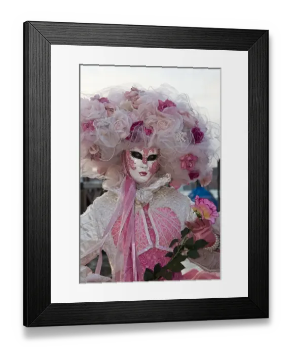 Framed Print : Carnival Venice Italy Masked Costumes Framed Print : Carnival Venice Italy Masked Costumes