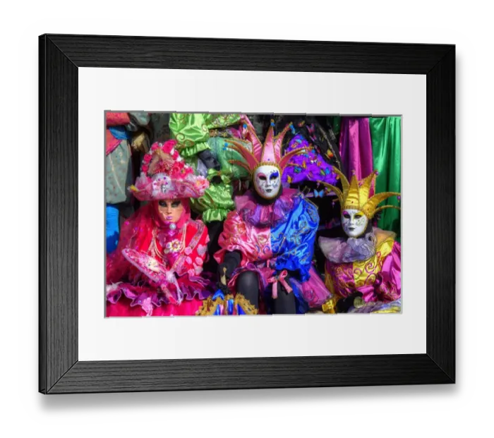 Framed Print : Venice at Carnival Time, Italy