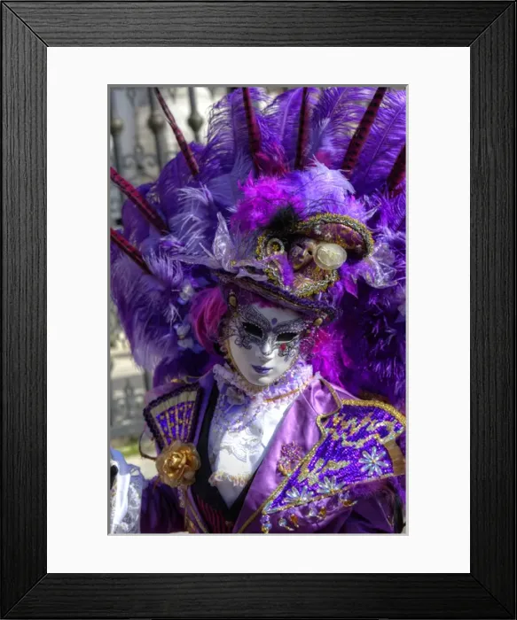 Framed Print : Venice at Carnival Time, Italy