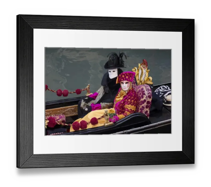 Framed Print : Venice at Carnival Time, Italy