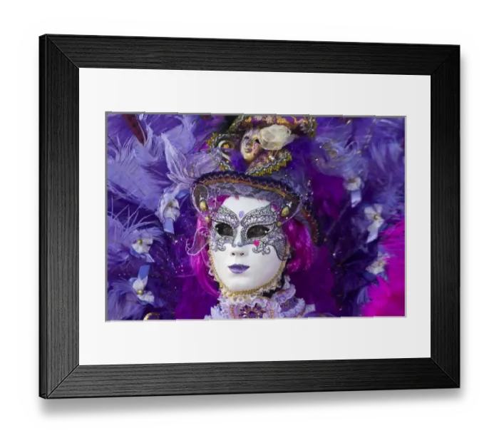 Framed Print : Venice at Carnival Time, Italy