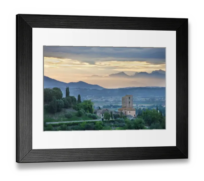 Framed Print : Europe Italy Tuscany Montipoli Framed Print : Europe Italy Tuscany Montipoli