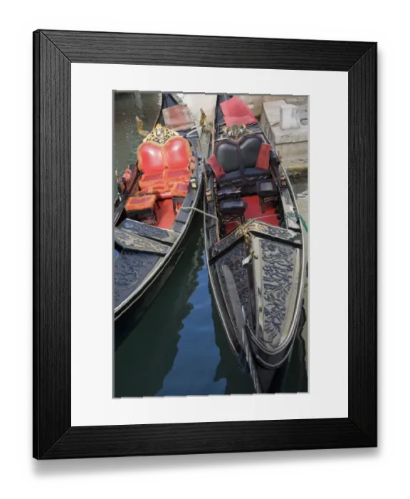 Framed Print : Europe Italy Venice Gondolas 2 Framed Print : Europe Italy Venice Gondolas 2