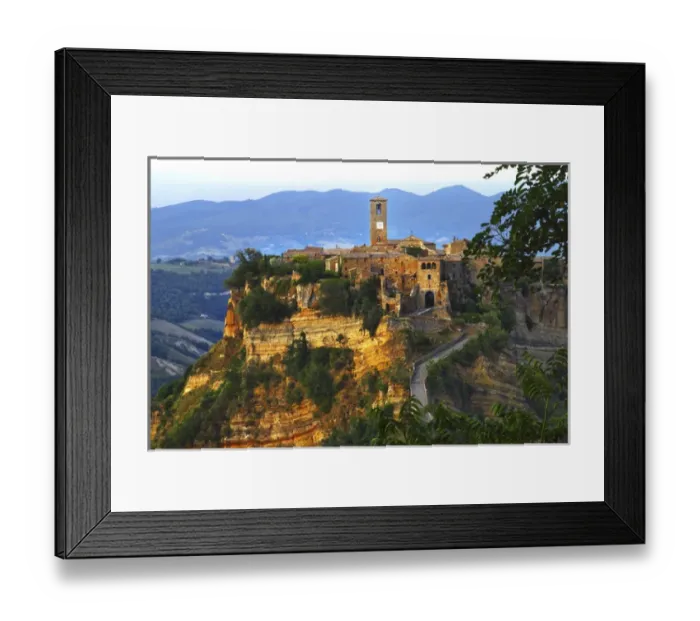 Framed Print : Europe Italy Civita de Bagnoregio 2