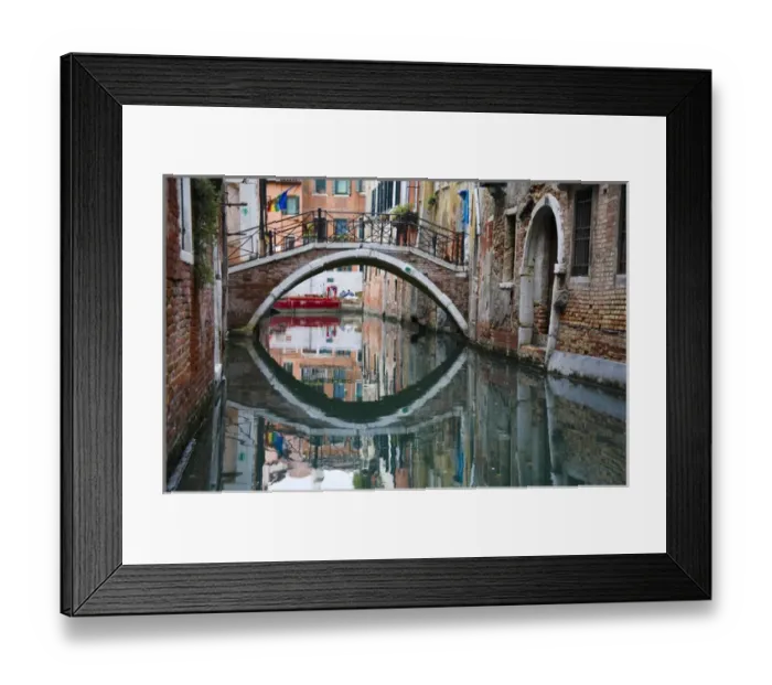 Framed Print : Europe Italy Venice Canal 3
