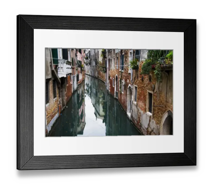 Framed Print : Europe Italy Venice Canal 4