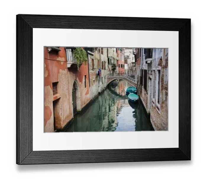 Framed Print : Europe Italy Venice Canal 7