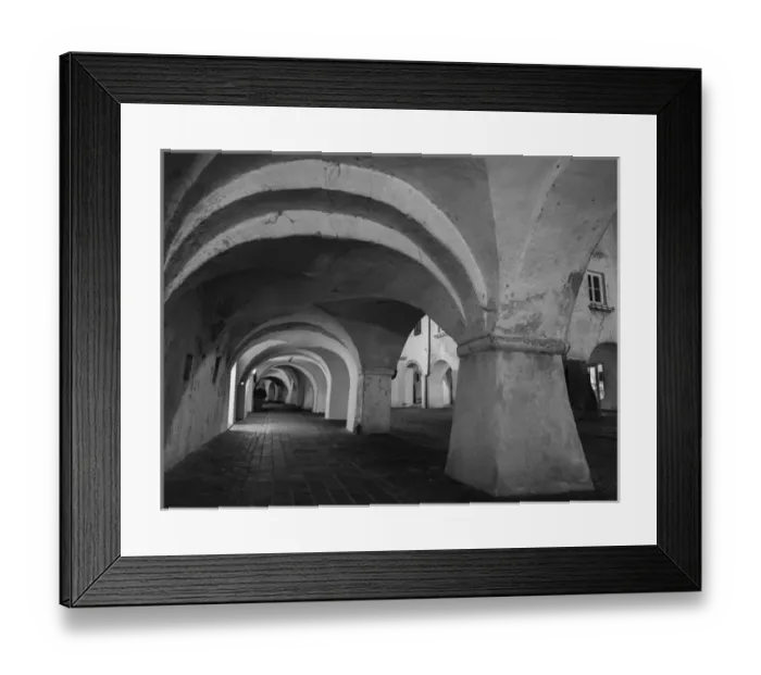 Framed Print : Small town Neumarkt (Egna), the famous old town dating back to the middle ages. Europe Framed Print : Small town Neumarkt (Egna), the famous old town dating back to the middle ages. Europe