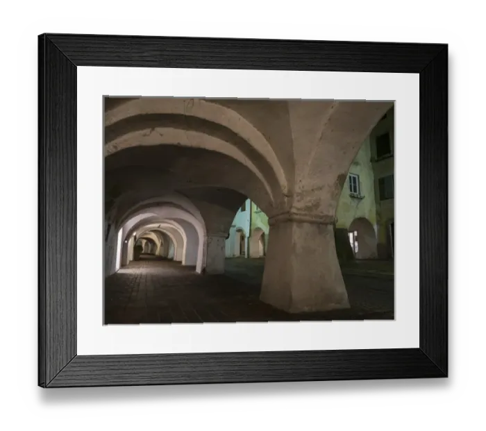 Framed Print : Small town Neumarkt (Egna), the famous old town dating back to the middle ages. Europe Framed Print : Small town Neumarkt (Egna), the famous old town dating back to the middle ages. Europe