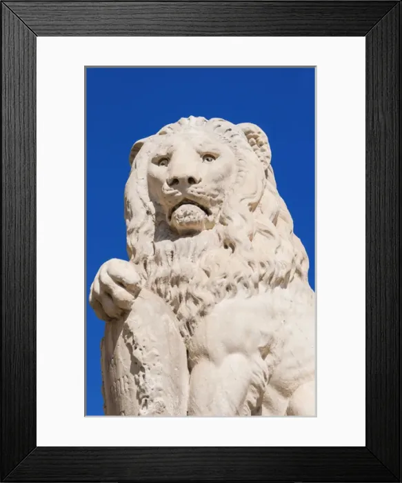 Framed Print : Marzocco lion, Piazza Santa Croce, Unesco World Heritage site, Firenze, Tuscany, Italy Framed Print : Marzocco lion, Piazza Santa Croce, Unesco World Heritage site, Firenze, Tuscany, Italy