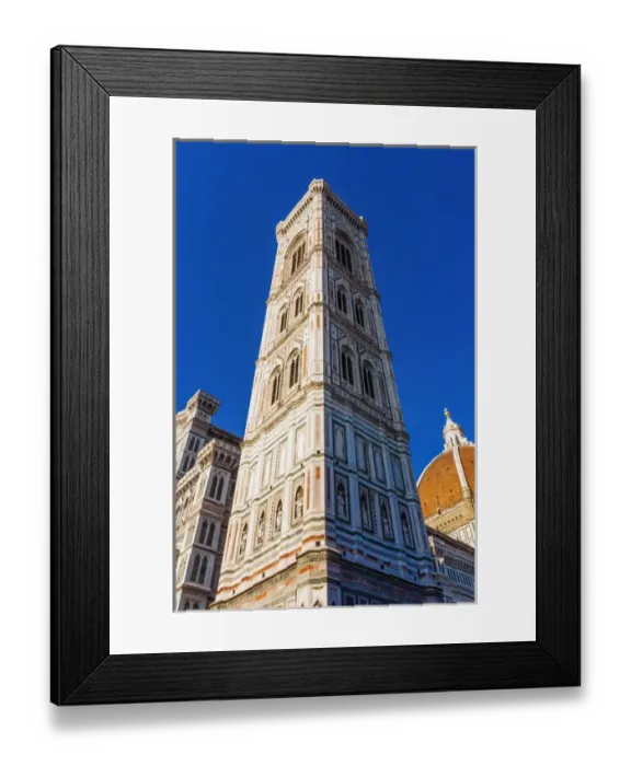 Framed Print : Exterior of the cathedral Santa Maria del Fiore, Giotto belltower, UNESCO World Heritage Site Framed Print : Exterior of the cathedral Santa Maria del Fiore, Giotto belltower, UNESCO World Heritage Site