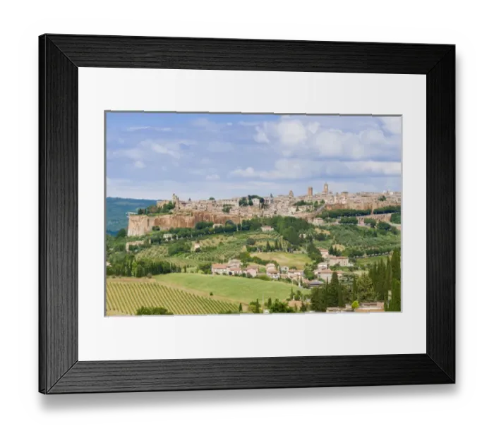 Framed Print : Cityscape, Orvieto, Umbria, Italy Framed Print : Cityscape, Orvieto, Umbria, Italy