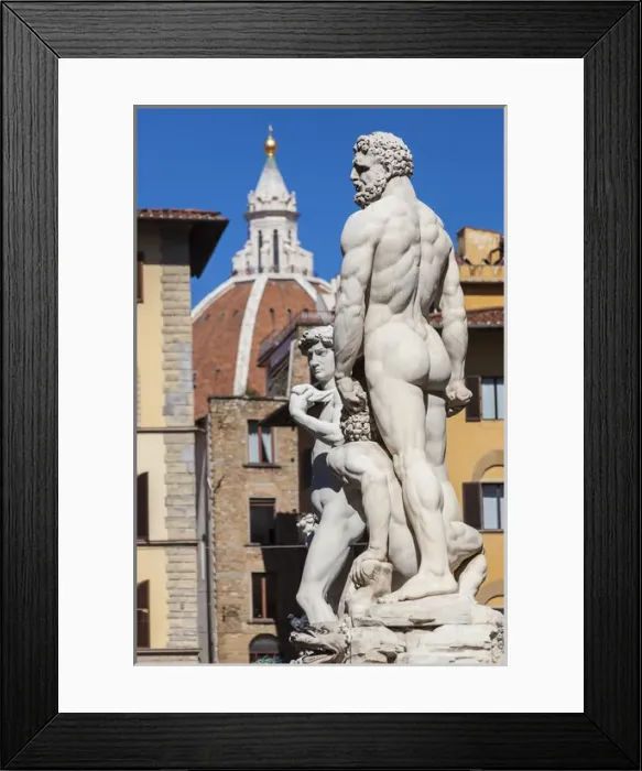 Framed Print : Statue of Neptune, Piazza Della Signora, Florence, Italy Framed Print : Statue of Neptune, Piazza Della Signora, Florence, Italy