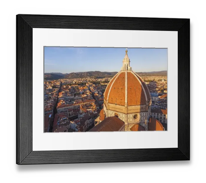 Framed Print : Duomo Santa Maria del Fiore and Skyline Over Florence, Italy Framed Print : Duomo Santa Maria del Fiore and Skyline Over Florence, Italy