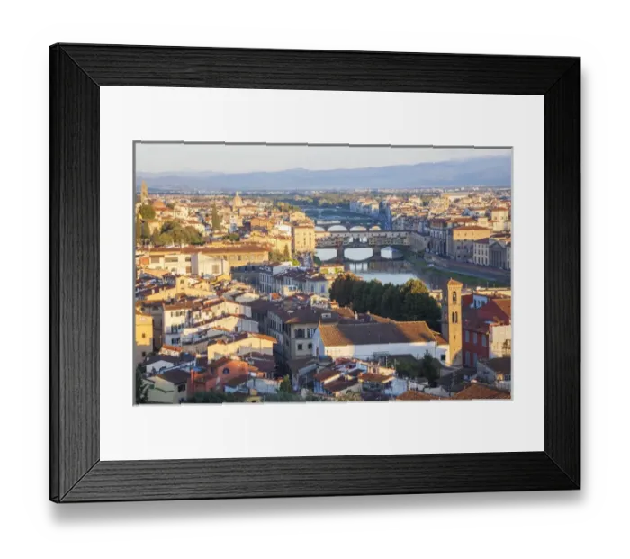 Framed Print : View of city from Piazza Michelangelo, Florence, Tuscany, Italy Framed Print : View of city from Piazza Michelangelo, Florence, Tuscany, Italy