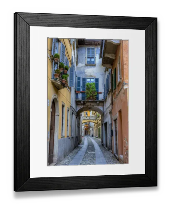 Framed Print : Citiscape. Orta san Giulio. Piedmont. Italy Framed Print : Citiscape. Orta san Giulio. Piedmont. Italy