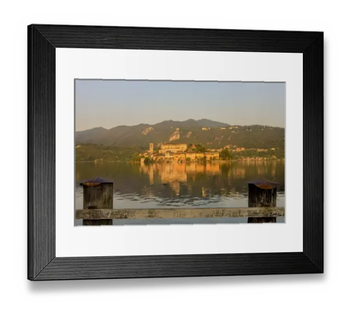 Framed Print : Isola san Giulio. San Giulio Island. Lake Orta. Piedmont. Italy Framed Print : Isola san Giulio. San Giulio Island. Lake Orta. Piedmont. Italy