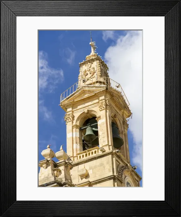 Framed Print : Bell Tower. Gozo Island. Malta Framed Print : Bell Tower. Gozo Island. Malta