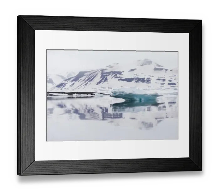 Framed Print : Arctic, Norway, Svalbard, Spitsbergen, Ice and reflection Framed Print : Arctic, Norway, Svalbard, Spitsbergen, Ice and reflection
