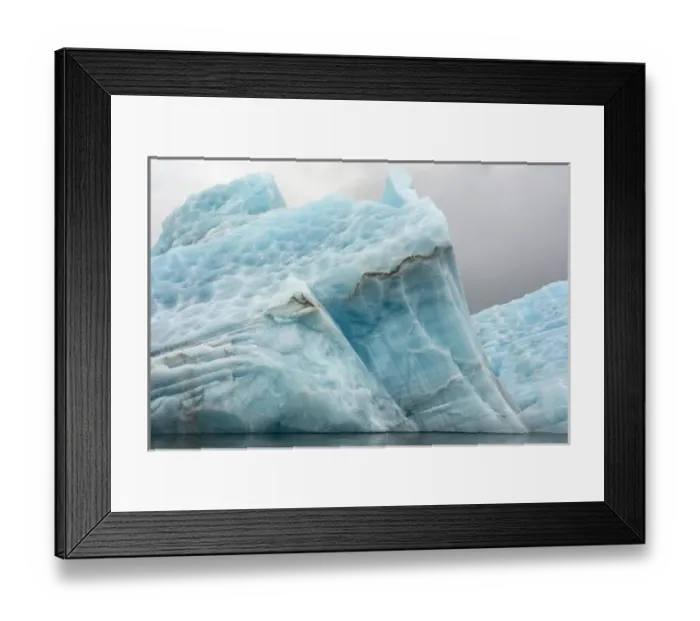 Framed Print : Norway. Svalbard. Spitsbergen. Hornsund. Brepollen. Icebergs with texture from suncups Framed Print : Norway. Svalbard. Spitsbergen. Hornsund. Brepollen. Icebergs with texture from suncups