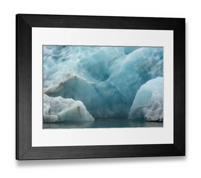 Framed Print : Norway. Svalbard. Spitsbergen. Hornsund. Brepollen. Icebergs with texture from suncups Framed Print : Norway. Svalbard. Spitsbergen. Hornsund. Brepollen. Icebergs with texture from suncups