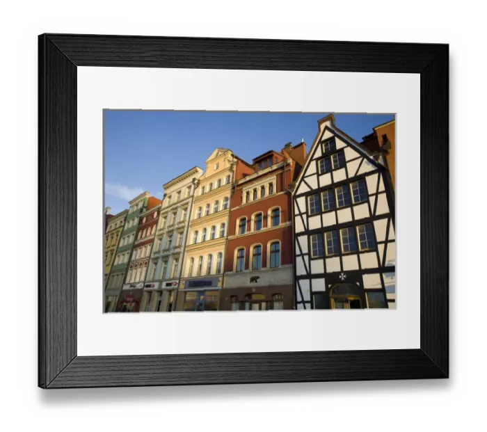 Framed Print : Europe, Poland, Gdansk. Close-up of buildings Framed Print : Europe, Poland, Gdansk. Close-up of buildings