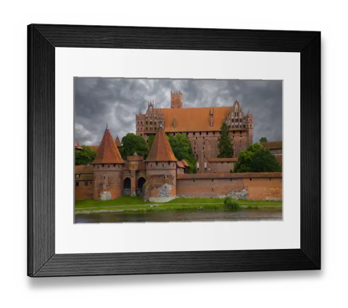 Framed Print : Europe, Poland, Malbork. Medieval Malbork Castle Framed Print : Europe, Poland, Malbork. Medieval Malbork Castle
