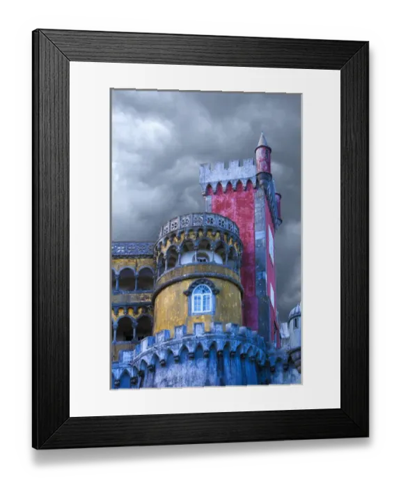 Framed Print : Europe, Portugal, Sintra. Detail of Pena Palace