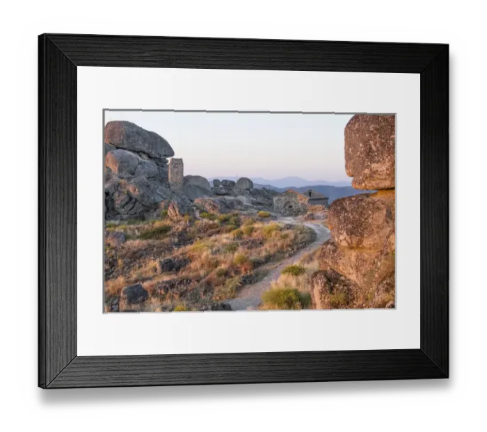 Framed Print : Portugal, Beira Baixa Province, Monsanto, medieval ruins of the Capela de Sao Miguel castle Framed Print : Portugal, Beira Baixa Province, Monsanto, medieval ruins of the Capela de Sao Miguel castle