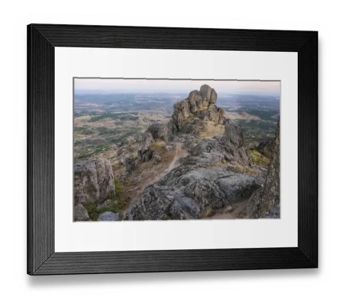 Framed Print : Portugal, Beira Baixa Province, Monsanto, medieval ruins of the Capela de Sao Miguel castle Framed Print : Portugal, Beira Baixa Province, Monsanto, medieval ruins of the Capela de Sao Miguel castle
