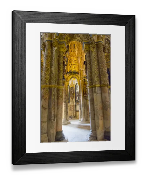 Framed Print : Portugal, Tomar. Tomar Castle, Knights of the Templar fortress, castle and convent Framed Print : Portugal, Tomar. Tomar Castle, Knights of the Templar fortress, castle and convent
