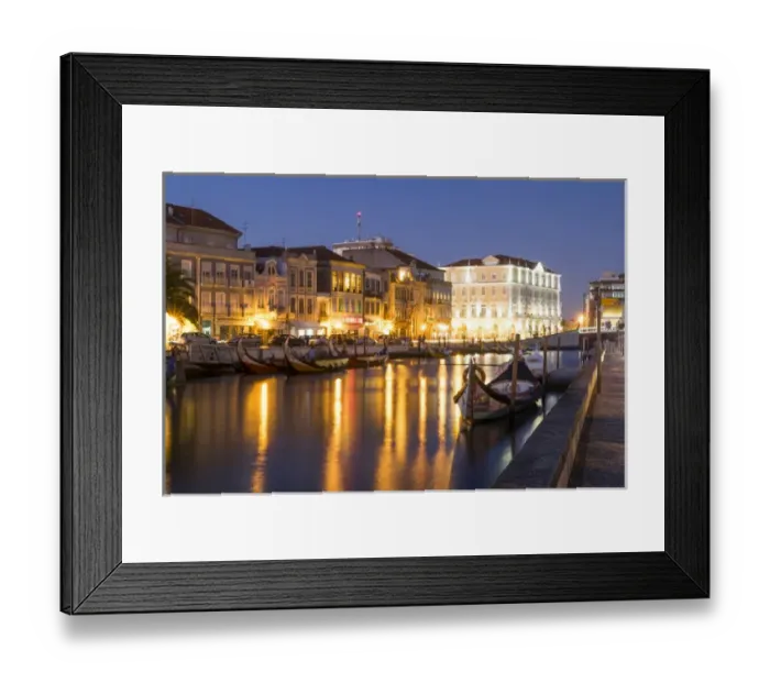 Framed Print : Portugal. Central Region, Aveiro. portuguese Venice. 10th Century city Framed Print : Portugal. Central Region, Aveiro. portuguese Venice. 10th Century city