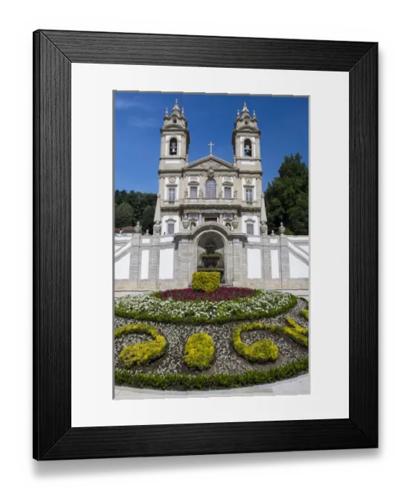 Framed Print : Portugal, Braga, Tenoes, Portuguese pilgrimage site, Bom Jesus do Monte