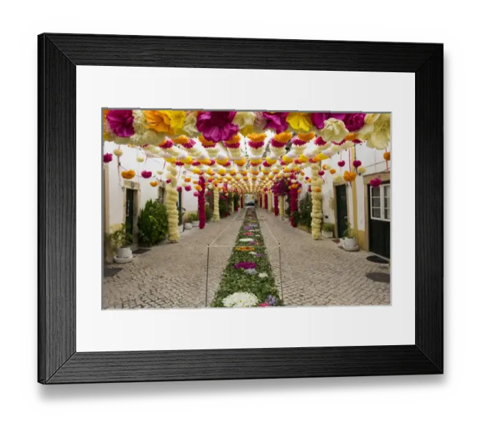 Framed Print : Portugal, Tomar, Santarem District. The town constructed in the late 12th C. Festa dos Tabuleiros Framed Print : Portugal, Tomar, Santarem District. The town constructed in the late 12th C. Festa dos Tabuleiros