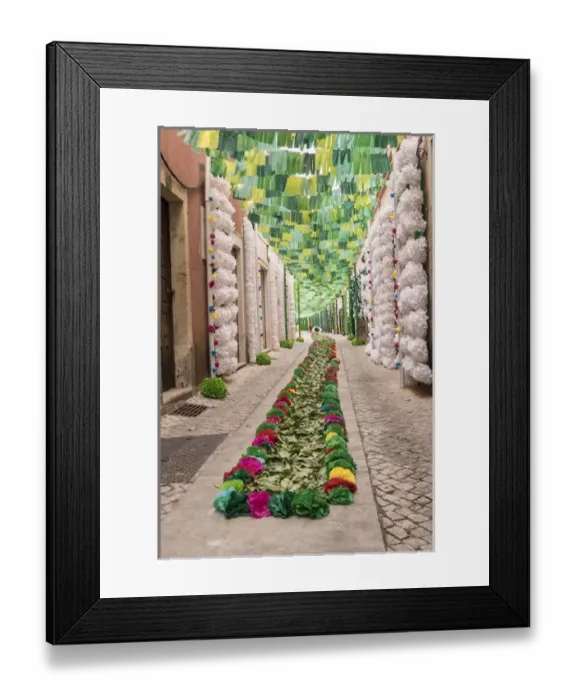 Framed Print : Portugal, Tomar, Santarem District. The town constructed in the late 12th C. Festa dos Tabuleiros Framed Print : Portugal, Tomar, Santarem District. The town constructed in the late 12th C. Festa dos Tabuleiros