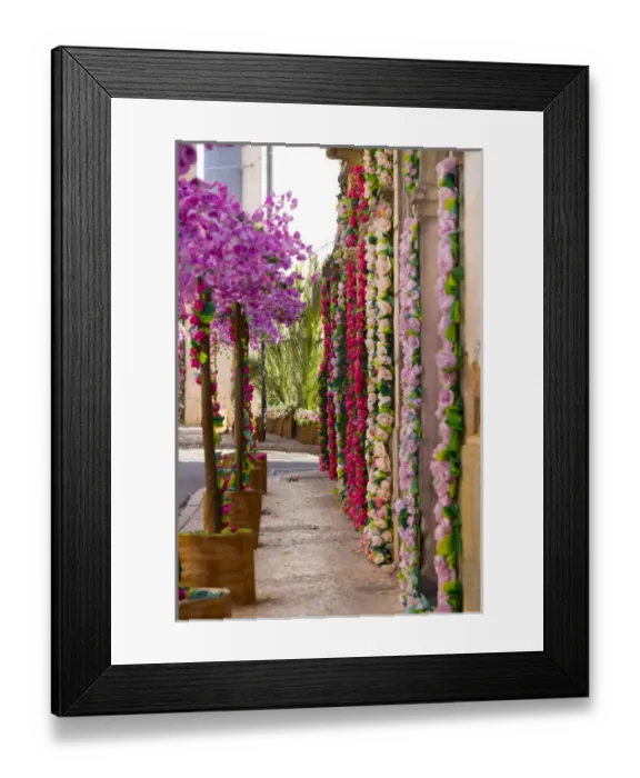Framed Print : Portugal, Tomar, Santarem District. The town constructed in the late 12th C. Festa dos Tabuleiros