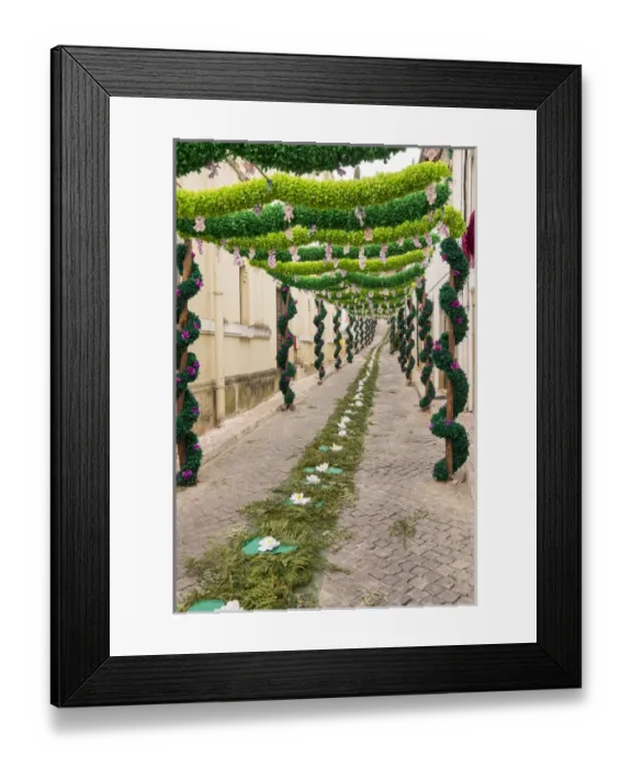 Framed Print : Portugal, Tomar, Santarem District. The town constructed in the late 12th C. Festa dos Tabuleiros Framed Print : Portugal, Tomar, Santarem District. The town constructed in the late 12th C. Festa dos Tabuleiros
