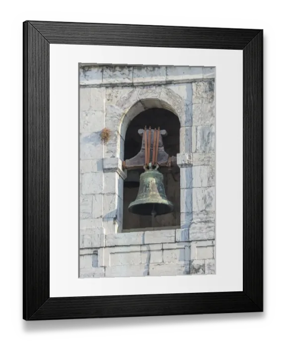 Framed Print : Europe, Portugal, bronze bell, Igreja de Sao Sebastiao da Pedreira Framed Print : Europe, Portugal, bronze bell, Igreja de Sao Sebastiao da Pedreira