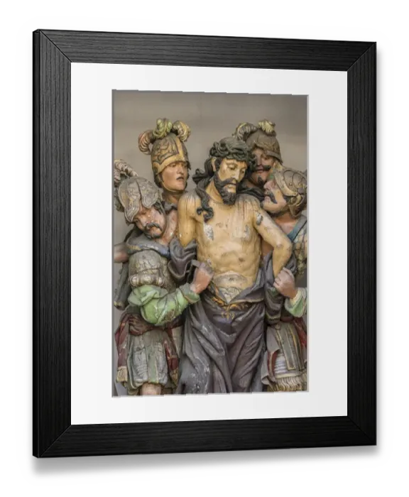Framed Print : Europe, Portugal, Guimaraes, detail of stations of the cross Framed Print : Europe, Portugal, Guimaraes, detail of stations of the cross